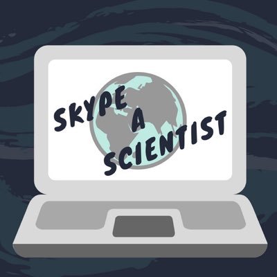 Skype-a-Scientist logo.